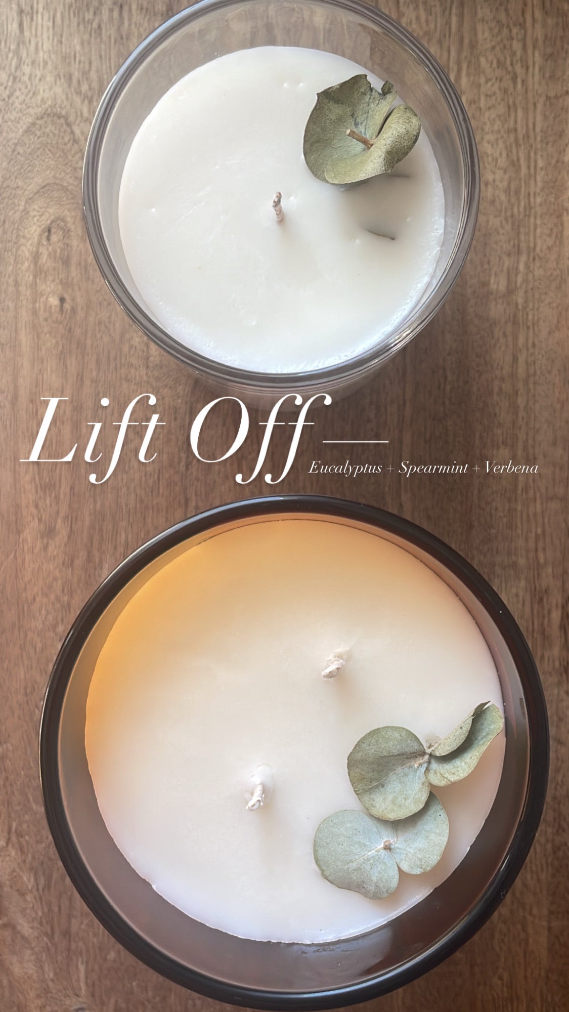 LIFT OFF: Aromatherapy Candle— uplifting & invigorating